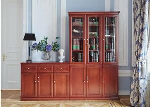 Armadio per ufficio o studio in stile classico a 3 ante PRESTIGE C730C