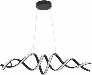 Lampada a sospensione LED Quoto nera 40W Tonalità di bianco 3200 lm metallo dim.: 120x80x20 cm IP20 Reality