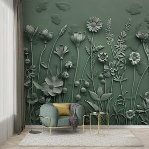 Carta da parati Fiori di campo 3D, Carta da parati 3D, Carta da parati Fiori 3D, w07869v2 : Uwalls.it