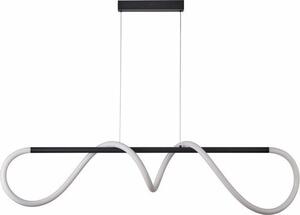 Lampada a sospensione LED Savanah nera 28W, luce bianca neutra 2240 lm, acrilico, dimensioni: 120x113x12 cm, IP20, Reality