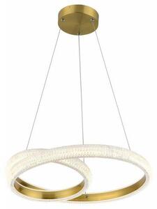 Lampada a sospensione LED Auxerre dorata 36W Tonalità di bianco 2880 lm metallo dim.: 120x50x50 cm IP20 Reality