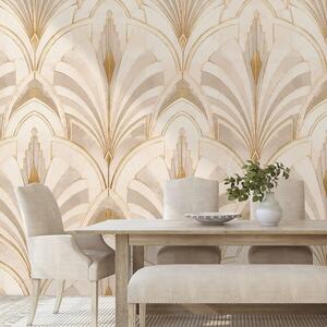 Carta da parati – Geometrie Art Déco di lusso