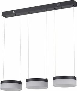 Lampada a sospensione LED Nicki nera 20W, bianco neutro, 1920 lm, acrilico, dimensioni: 100x75x20 cm, IP20, Reality