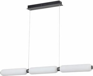 Lampada a sospensione LED Catkin nera 8W, luce bianca neutra, 1920 lm, vetro, dimensioni: 120x92,5x7 cm, IP20, Reality