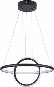 Lampada a sospensione LED Gravity nera 36 W, bianco neutro 2880 lm, metallo, dimensioni: 120 x 42,5 x 42,5 cm, IP20, Reality