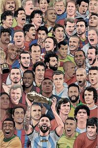Posters, Stampe Legends - Football Greatest S