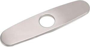 Pannello decorativo in acciaio inossidabile 304 spazzolato - Piastra di base per rubinetto - Set di pannelli decorativi per rubinetto da cucina con parole chiave
