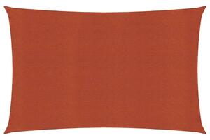Tenda da sole 160 g/m² rosso terracotta 2x3,5 m HDPE