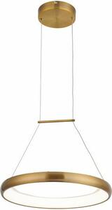 Lampada a sospensione LED Thea, oro scuro, 24 W, luce bianca neutra, 1920 lm, alluminio, dimensioni: 120 x 40 x 40 cm, IP20, Reality