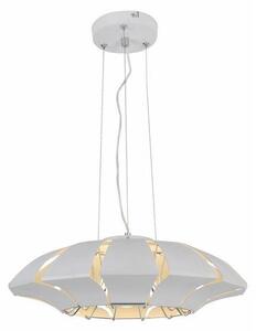 Lampada a sospensione Tanui bianca 3xE14x40W in metallo, dimensioni: 120x55x55 cm, IP20, Reality
