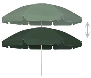 Ombrellone da Spiaggia Verde 240 cm