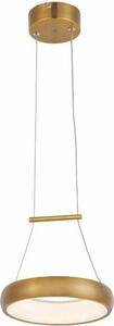 Lampada a sospensione LED Thea, oro scuro, 12 W, bianco neutro, 960 lm, alluminio, dimensioni: 100 x 20 x 20 cm, IP20, Reality