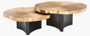 Set di 2 tavolini da salotto con piano in legno Thousand Oaks