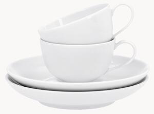 Set di 2 tazzine da caffè fatte a mano con piattino Urbino