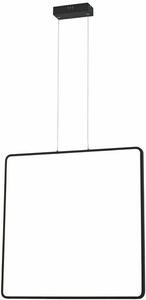 Lampada a sospensione LED Anaya nera 30W, bianco neutro 2400 lm, acrilico, dimensioni: 120x61x6 cm, IP20, Reality