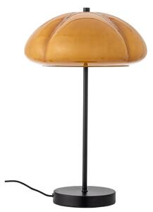 Lampada da tavolo giallo ocra con paralume in vetro (altezza totale 46,5 cm) Kinoko – Bloomingville