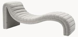 Chaise longue in bouclé Pioneer