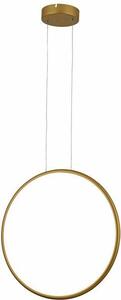 Lampada a sospensione LED Ragi dorata 28W, bianco neutro 2240 lm, acrilico, dimensioni: 120x50x15 cm, IP20, Reality