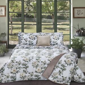 Trapunta MATRIMONIALE - 270X260 Nocturnal BEIGE Raso Di Cotone Caleffi