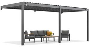 Pergola da terrazzo a parete Lagos 3x6 Garden Point antracite