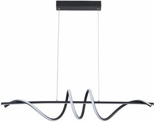 Lampada a sospensione LED Serpent nera 34W Tonalità di bianco 2720 lm metallo dim.: 120x90x25 cm IP20 Reality