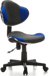 Hjh OFFICE sedia girevole per bambini KIDDY GTI-2 sedia da scrivania per bambini regolabile in altezza senza braccioli in tessuto