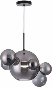 Lampada a sospensione LED Multiverse nera 10W, bianco neutro 800 lm, vetro, dimensioni: 120x60x50 cm, IP20, Reality