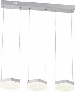 Lampada a sospensione LED Gina bianca 12W, bianco neutro, 1820 lm, acrilico, dimensioni: 100x67x18 cm, IP20, Reality