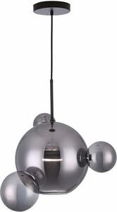 Lampada a sospensione LED Multiverse nera 10W, bianco neutro 800 lm, vetro, dimensioni: 120x43x43 cm, IP20, Reality