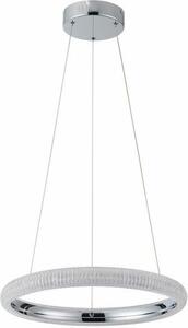 Lampada a sospensione LED Vigo cromata 18W, bianco neutro, 1440 lm, metallo, dimensioni: 120x40x40 cm, IP20, Reality