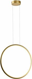 Lampada a sospensione LED Ragi dorata 24W, bianco neutro, 1920 lm, acrilico, dimensioni: 120x43x12 cm, IP20, Reality