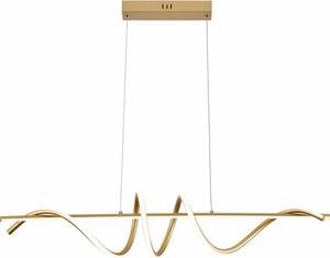 Lampada a sospensione LED Serpent dorata 34W Tonalità di bianco 2720 lm metallo dimensioni: 120x90x20 cm IP20 Reality