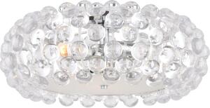 Lampada da soffitto Therica cromata 3xE14x40W in plastica, dimensioni: 20x45x45 cm, IP20 Reality