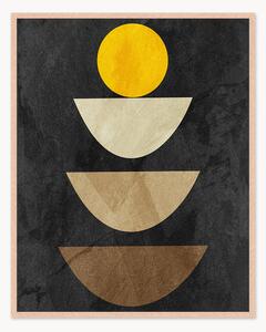 Stampa digitale incorniciata Organic Shapes