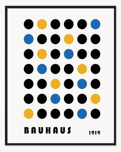 Stampa digitale incorniciata Bauhaus Abstract Dots