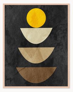 Stampa digitale incorniciata Organic Shapes