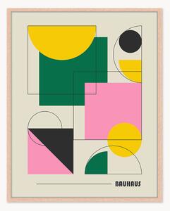 Stampa digitale incorniciata Abstract Bauhaus