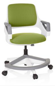 Hjh OFFICE sedia girevole KID FLEX sedia da scrivania per bambini regolabile in altezza con braccioli in tessuto
