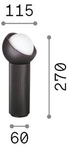 Lampada Da Tavolo Bloom Finitura Nero Dimmerabile 4W G9 Ideal Lux