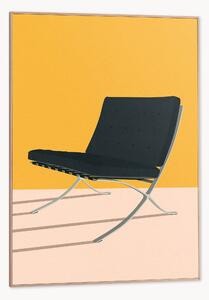 Stampa digitale incorniciata Barcelona Chair