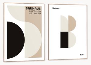 Set di 2 stampe digitali incorniciate Bauhaus