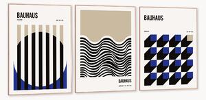 Set di 3 stampe digitali incorniciate Bauhaus
