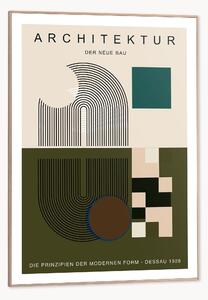 Stampa digitale incorniciata Geometric Harmony the Modern Form