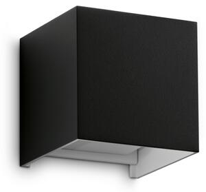 Applique Atom 12W Luce Naturale Nero IP54 Ideal Lux
