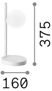 Lampada Da Tavolo Binomio G9 Dimmerabile Finitura Nero 4W Ideal Lux