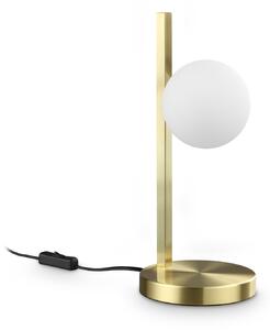 Lampada Da Tavolo Binomio Ottone G9 4W Dimmerabile Ideal Lux