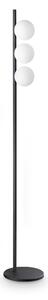 Lampada Da Terra Collezione BINOMIO 3 Luci G9 Nero Dimmerabile Ideal Lux