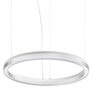 Lampada A Sospensione Crown LED 31W Luce Calda Bianco Altezza Regolabile Ideal Lux