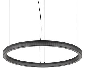 Lampada A Sospensione CROWN LED 43W Luce Calda Nero Altezza Regolabile Ideal Lux
