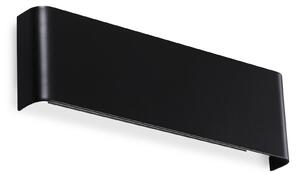 Applique Delta LED 10W Luce Calda 3000K Finitura Nera Ideal Lux